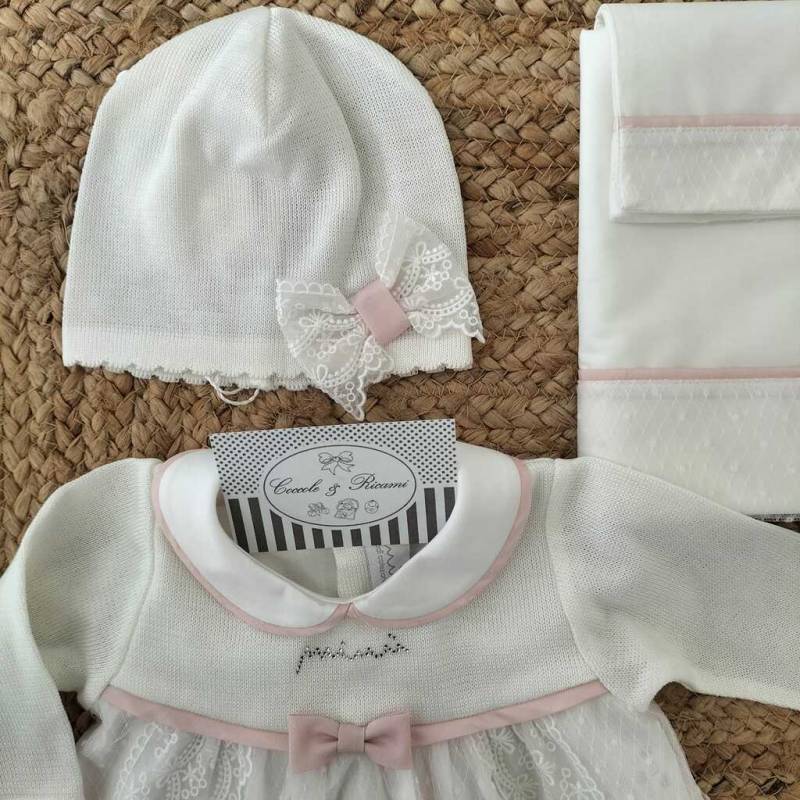Conjunto de algodão para bebé...