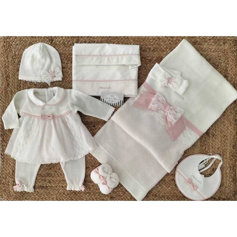 Ensemble coton nouveau-né Minu'