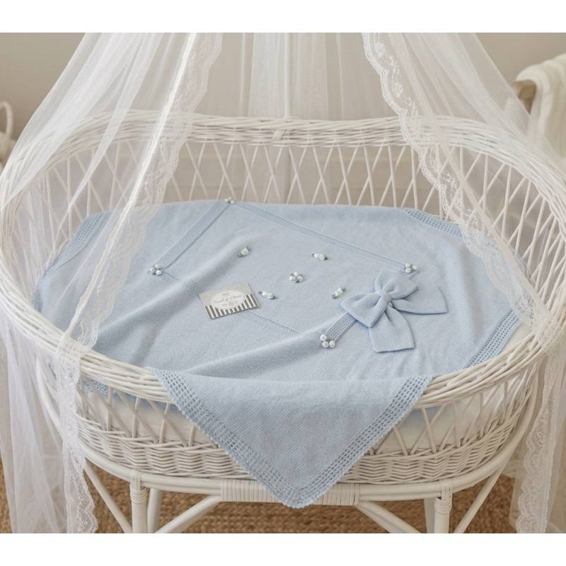 Babygi Babydecke aus hellblauer...