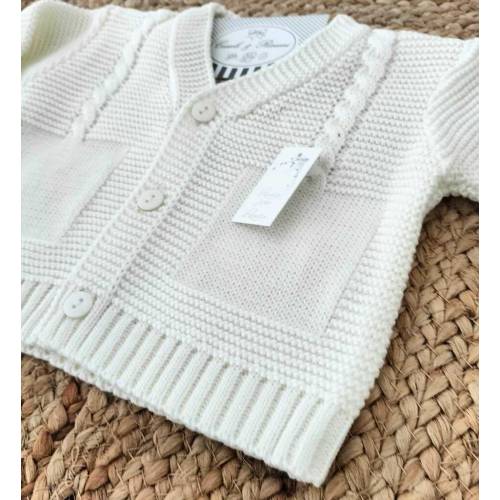 Cardigan cotone panna 2