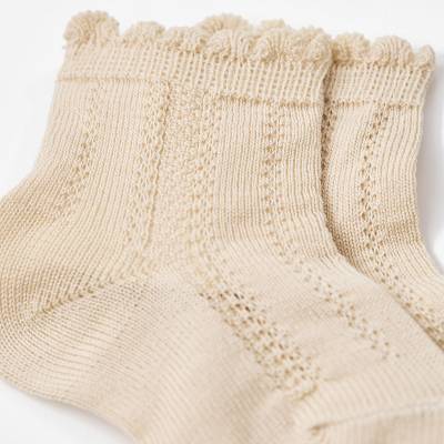 Calzino in cotone Condor colore lino