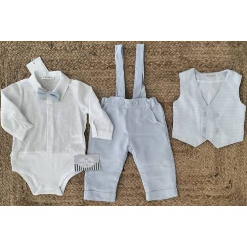 Traje de lino y algodón 2