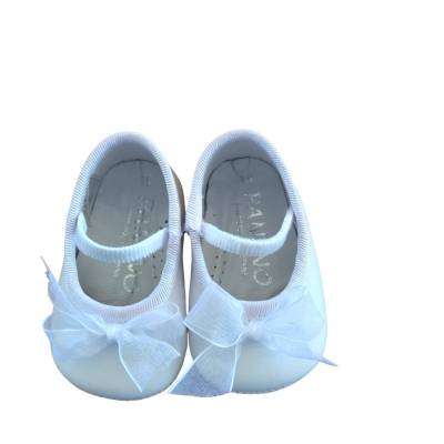 Scarpe morbide battesimo neonata - 