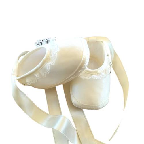 Sapatos de batizado elegantes para bebé tamanho 16 - 