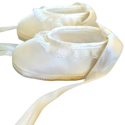 Elegantes zapatos de bautizo para bebé talla 16 - 