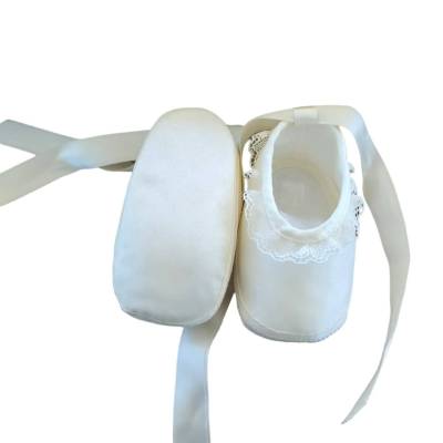 Elegant christening baby shoes size 16 - 