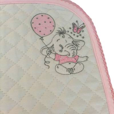 Changing bag with baby bib and coverlet - 