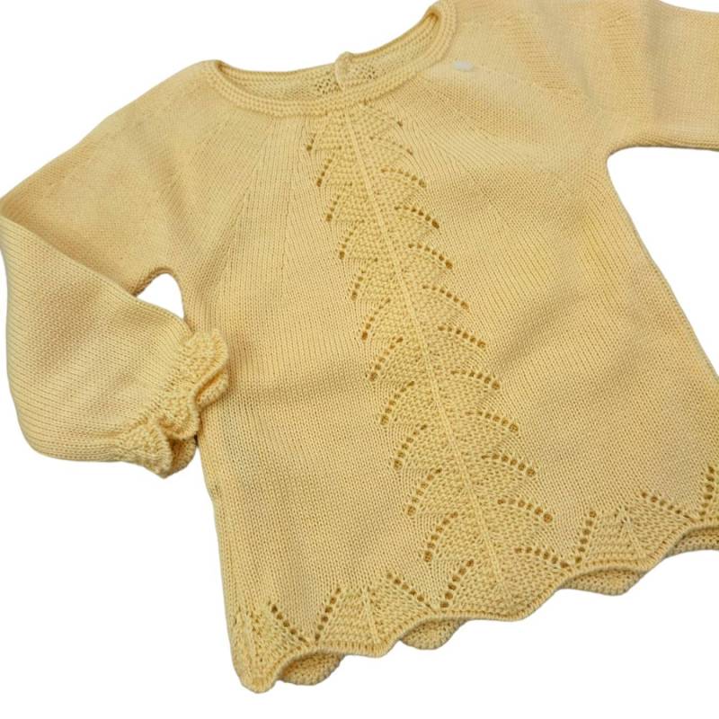 Yellow cotton thread cover 3 months - 