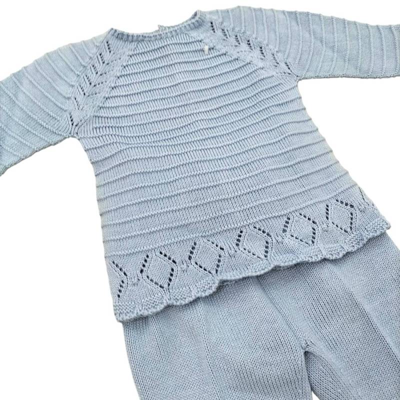 Capa para recém-nascido em fio de algodão 3 meses - 