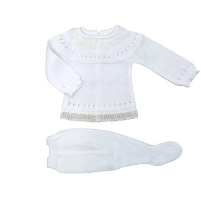 Cobertura de fio de algodão branco - 