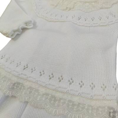 Funda de hilo de algodón blanco - 