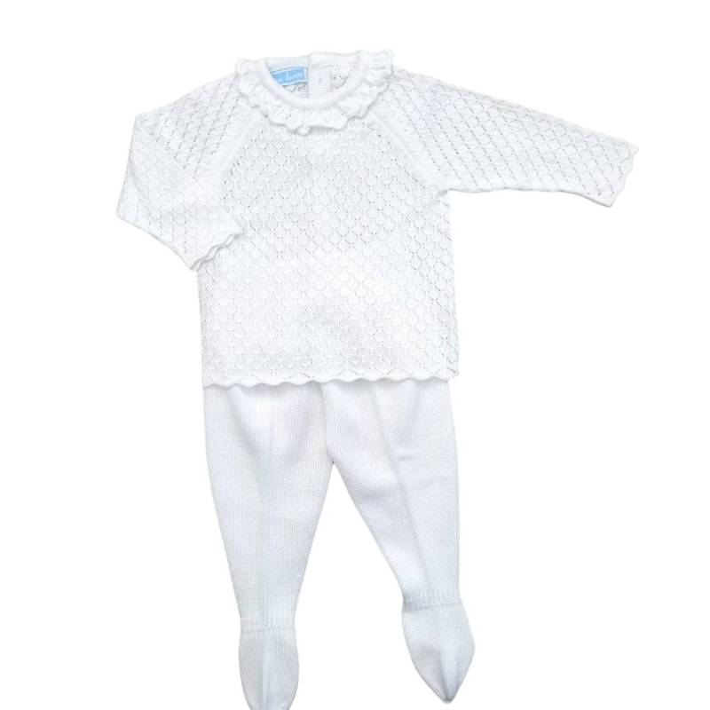 White cotton thread cover - 