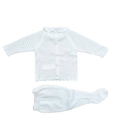 White cotton thread cover - 