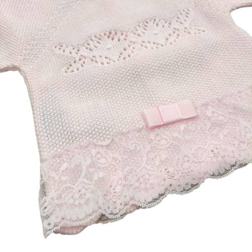 Cobertura de fio de algodão cor-de-rosa 1 mês - 