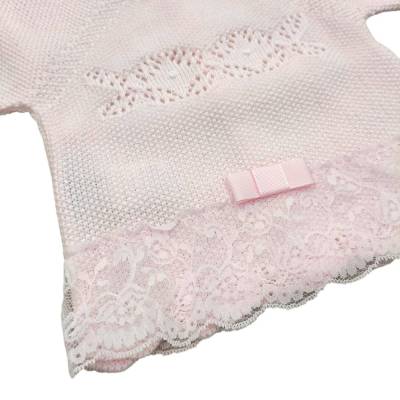 Coprifasce in filo di cotone rosa 1 mese - 