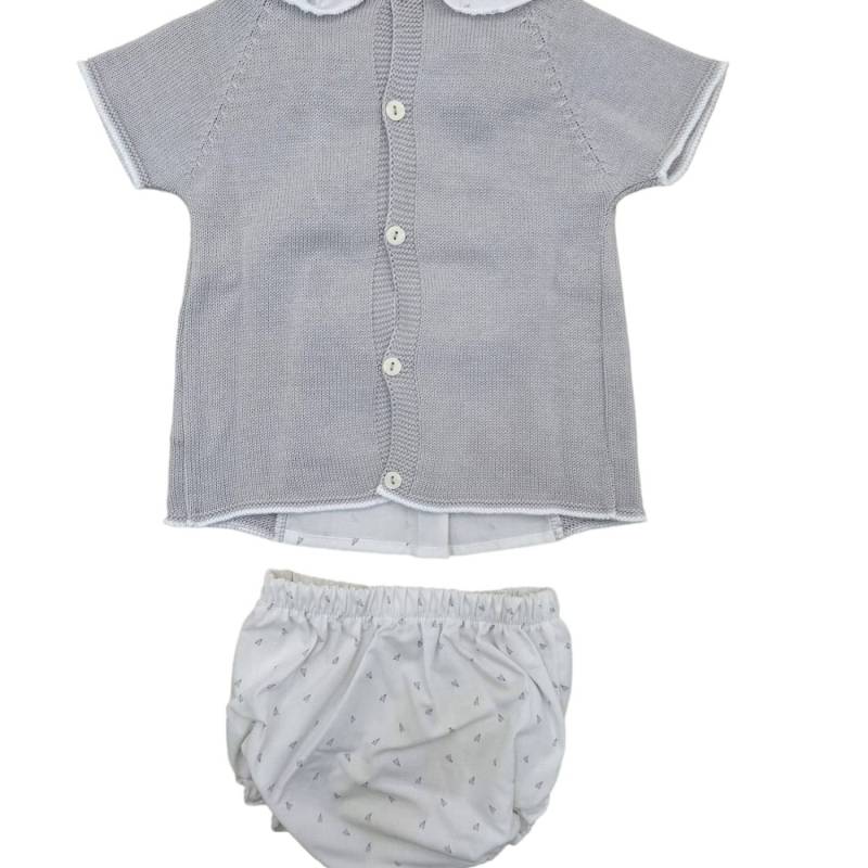 Ensemble bébé fille avec coulottes - 