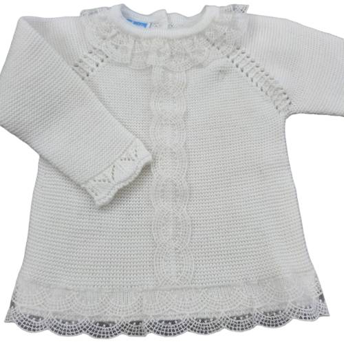 Creme de cobertura de fios de algodão 3 meses -  2