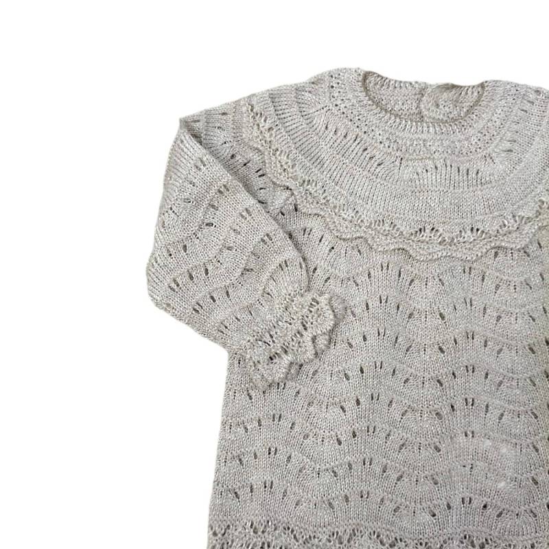 Unisex dove grey newborn baby blanket and coverlet - 