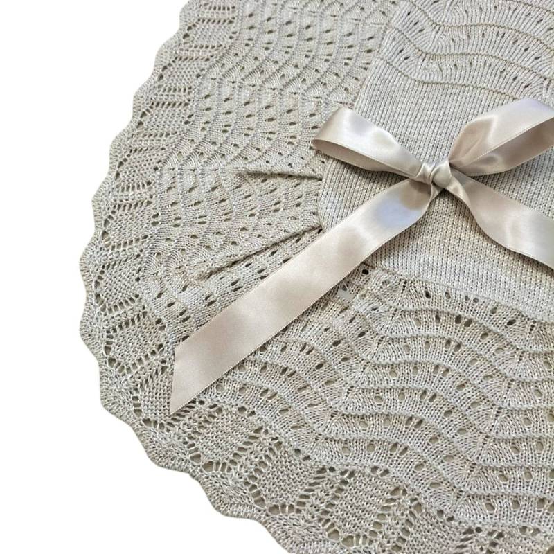 Copertina e coprifasce neonato unisex tortora - 