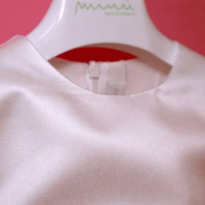 Vestitino cerimonia Battesimo con fascetta per bambina Minù 18 mesi - 