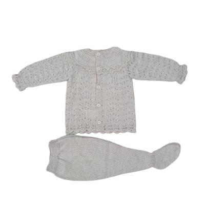 Copertina e coprifasce neonato unisex tortora - 