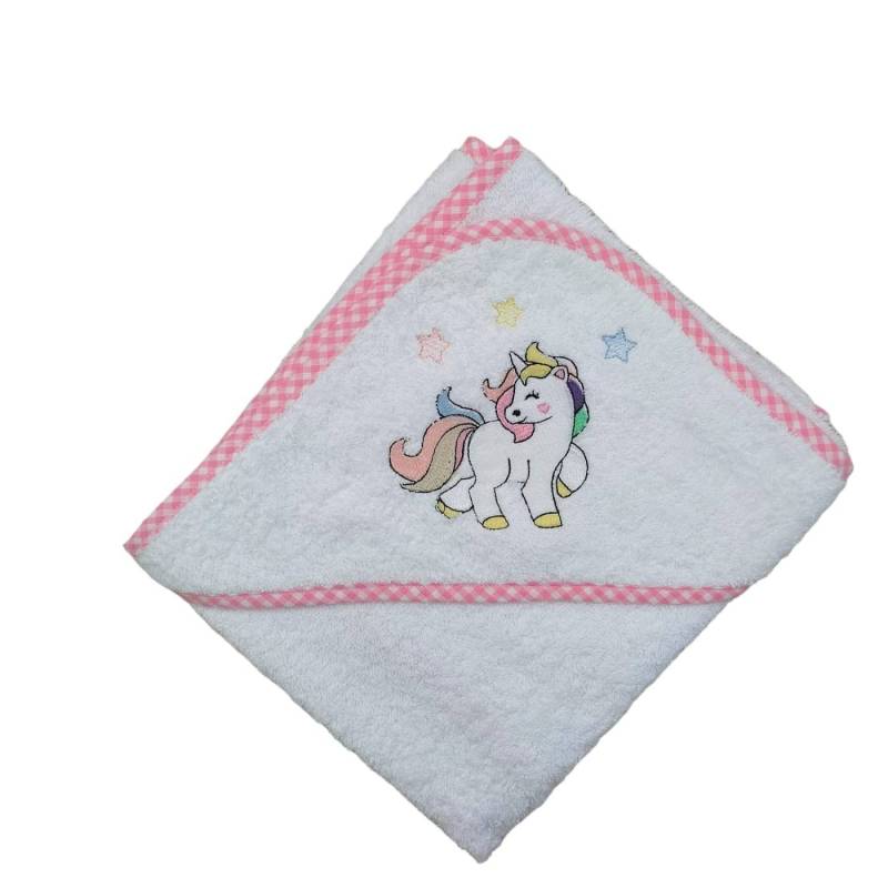 Accappatoi e Asciugamani Neonata - Accappatoio neonato unicorno - Vendita Abbigliamento Neonato