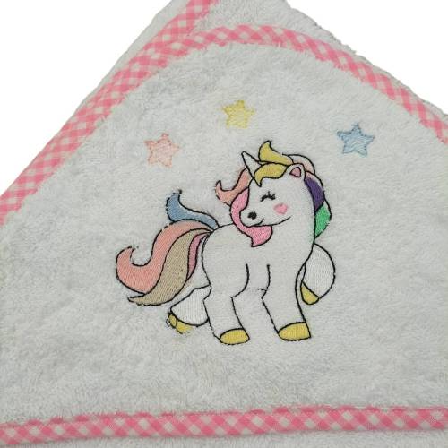 Newborn baby unicorn bathrobe -  2