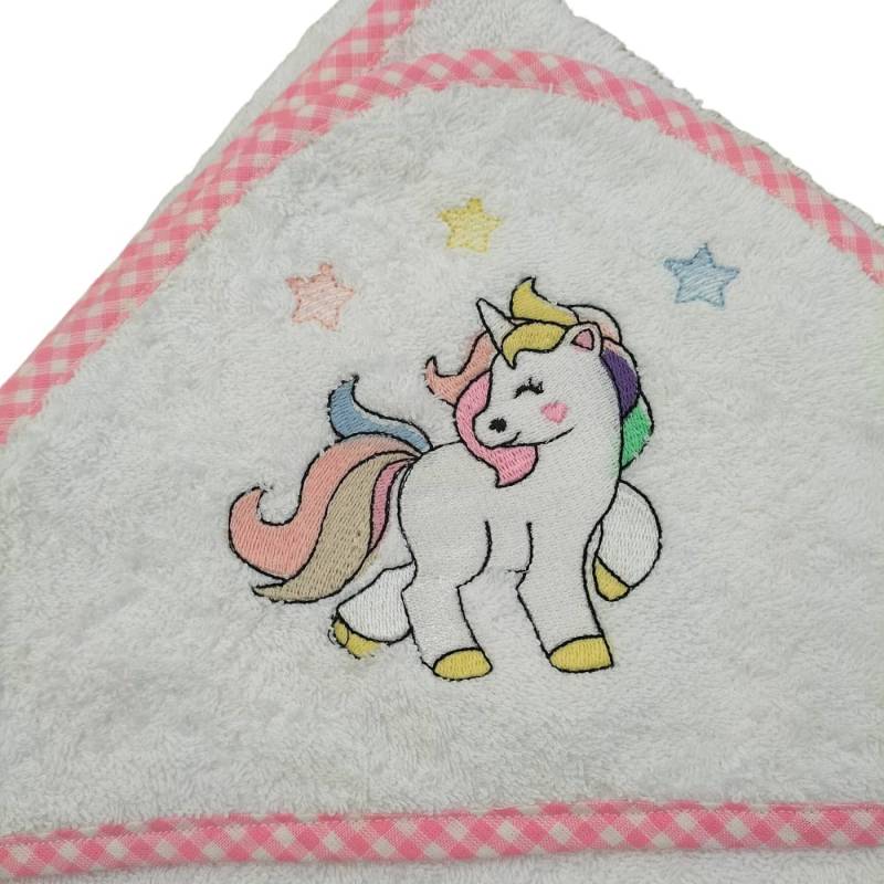 Newborn baby unicorn bathrobe - 