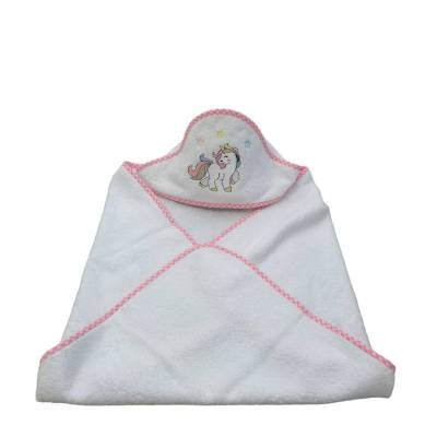 Peignoir bébé licorne - 