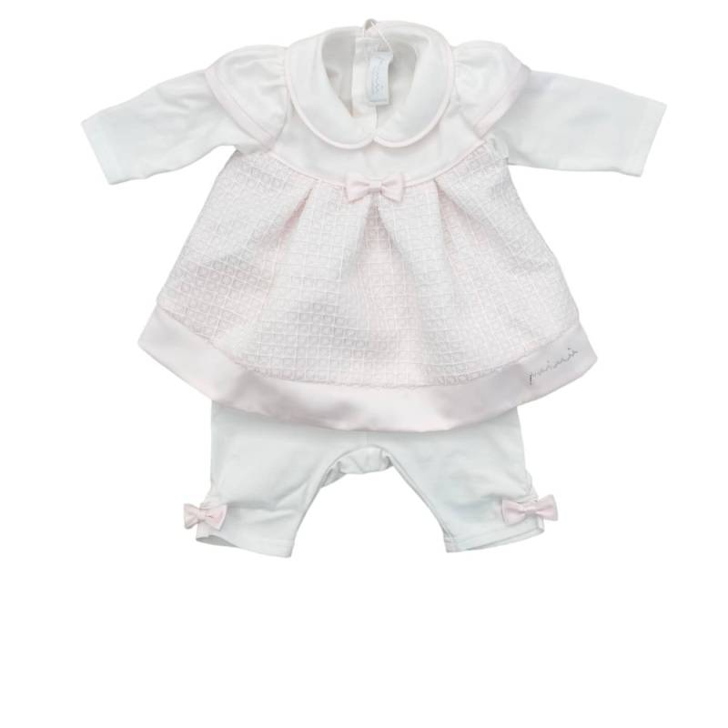 Vestido de bebé recém-nascido Minù em algodão - 