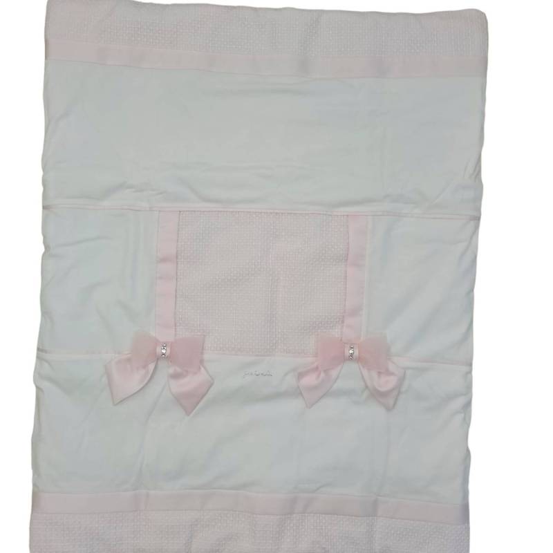 Neugeborenes Babykleid Minù aus Baumwolle - 