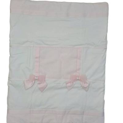 Newborn baby dress Minù in cotton - 