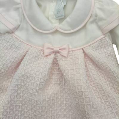 Neugeborenes Babykleid Minù aus Baumwolle - 