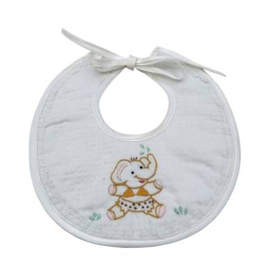 Bavetta neonata ricamata a mano - 