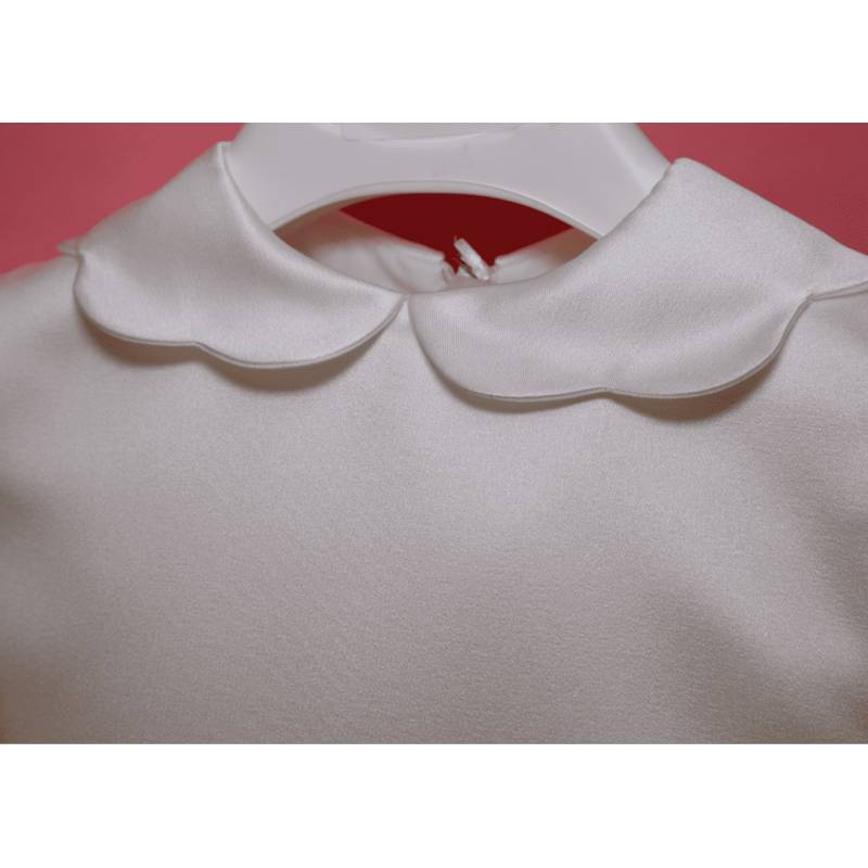 Vestido de cerimónia de batizado com faixa tamanho 18 meses Petit - 
