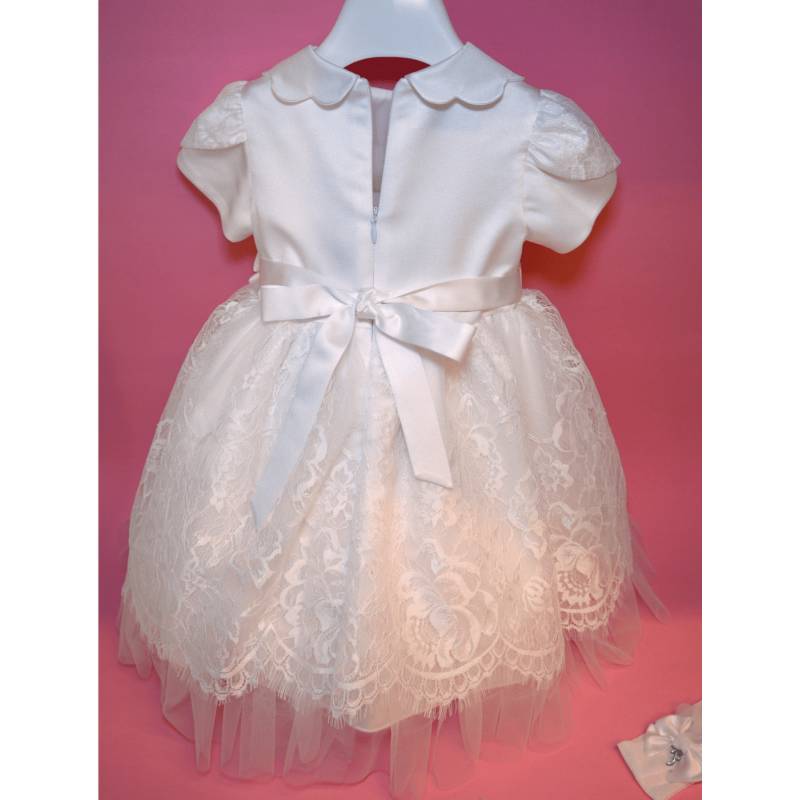 Christening ceremony dress with band size 18 months Petit - 
