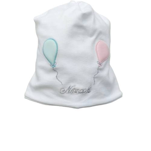 Cuffia neonata in cotone Ninnaoh 3 mese -  2