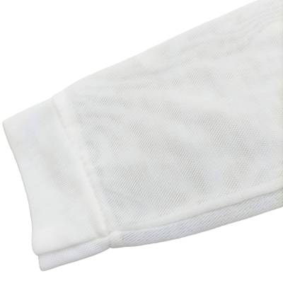 Coprispalle in tulle bianco latte battesimo cerimonia - 