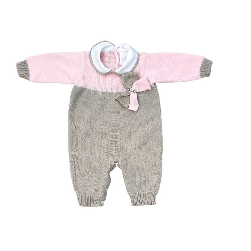 Pijamas y Cubrepañales de Bebé Niña Primavera Verano - Pelele de algodón para bebé 1 mes - Vendita Abbigliamento Neonato