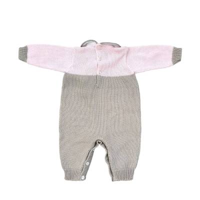 Tutina in filo di cotone neonata 1 mese - 