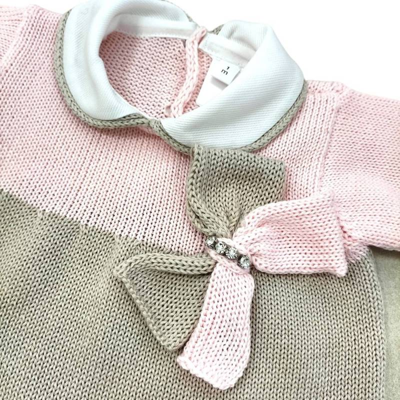 Grenouillère en coton pour bébé 1 mois - 