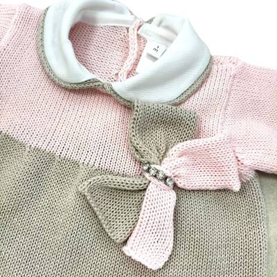 Grenouillère en coton pour bébé 1 mois - 