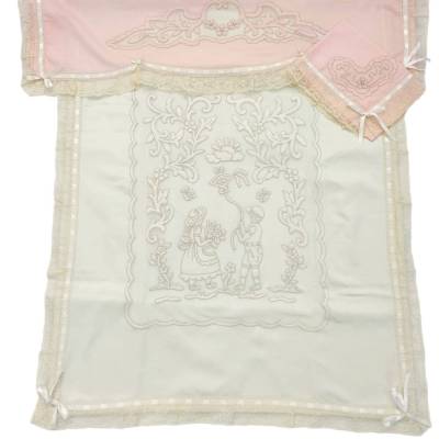 Manta e lençol elegantes para bebé - 
