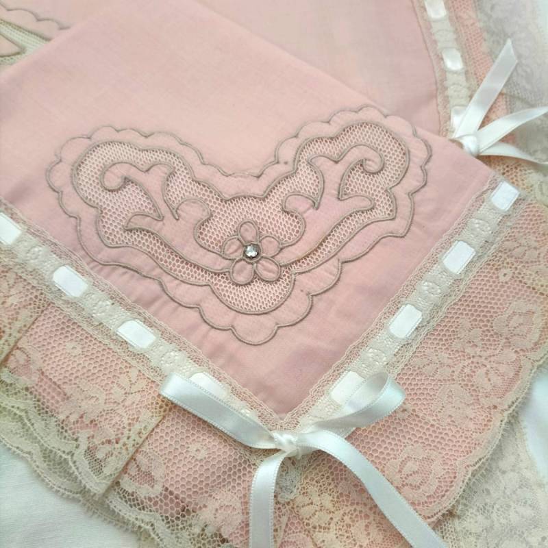 Elegante manta y sábana para bebé - 