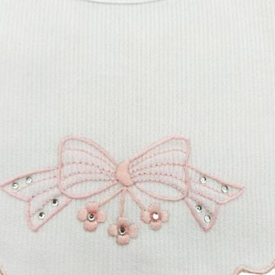 Couverture et drap brodés à la main pour bébé - 