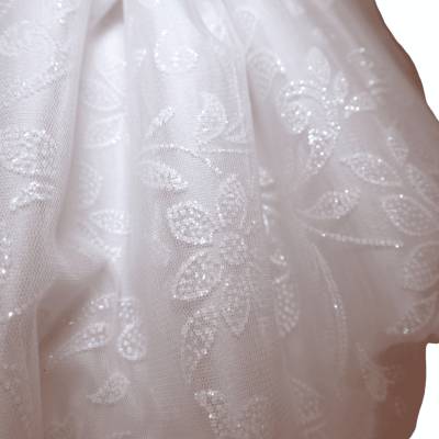 Robe de cérémonie de baptême blanche pour bébé fille 12 mois Minù - 