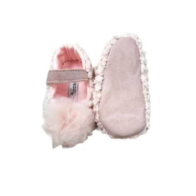 Pink newborn cradle slippers Ninnaoh - 