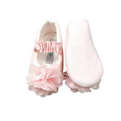 Pink newborn cradle slippers Ninnaoh - 