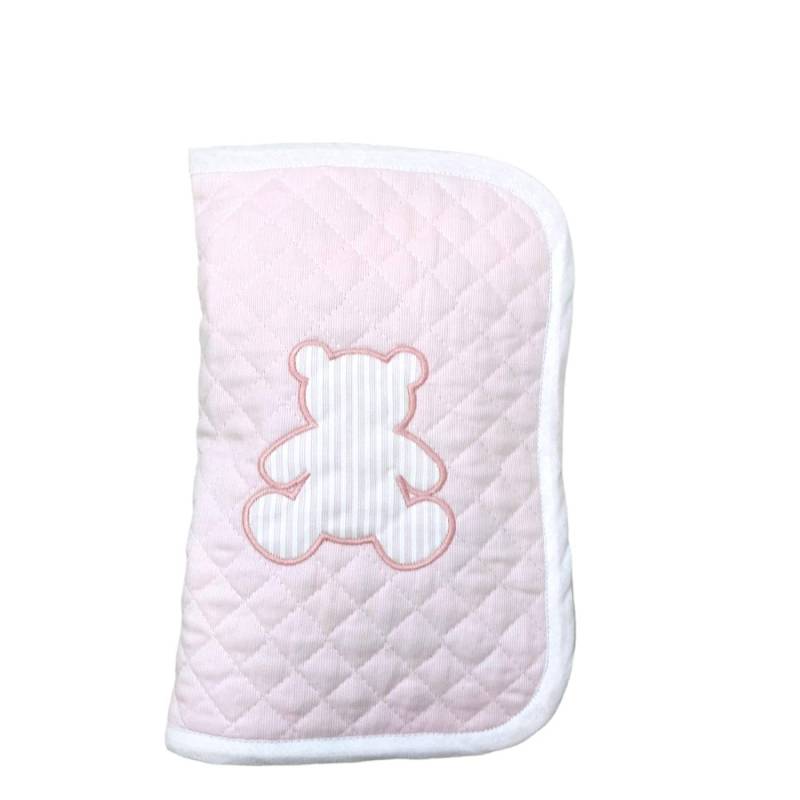 Pink baby wipes and nappy holder - 