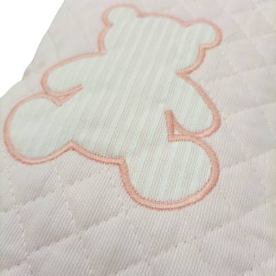 Rosa Babytücher und Windelhalter - 